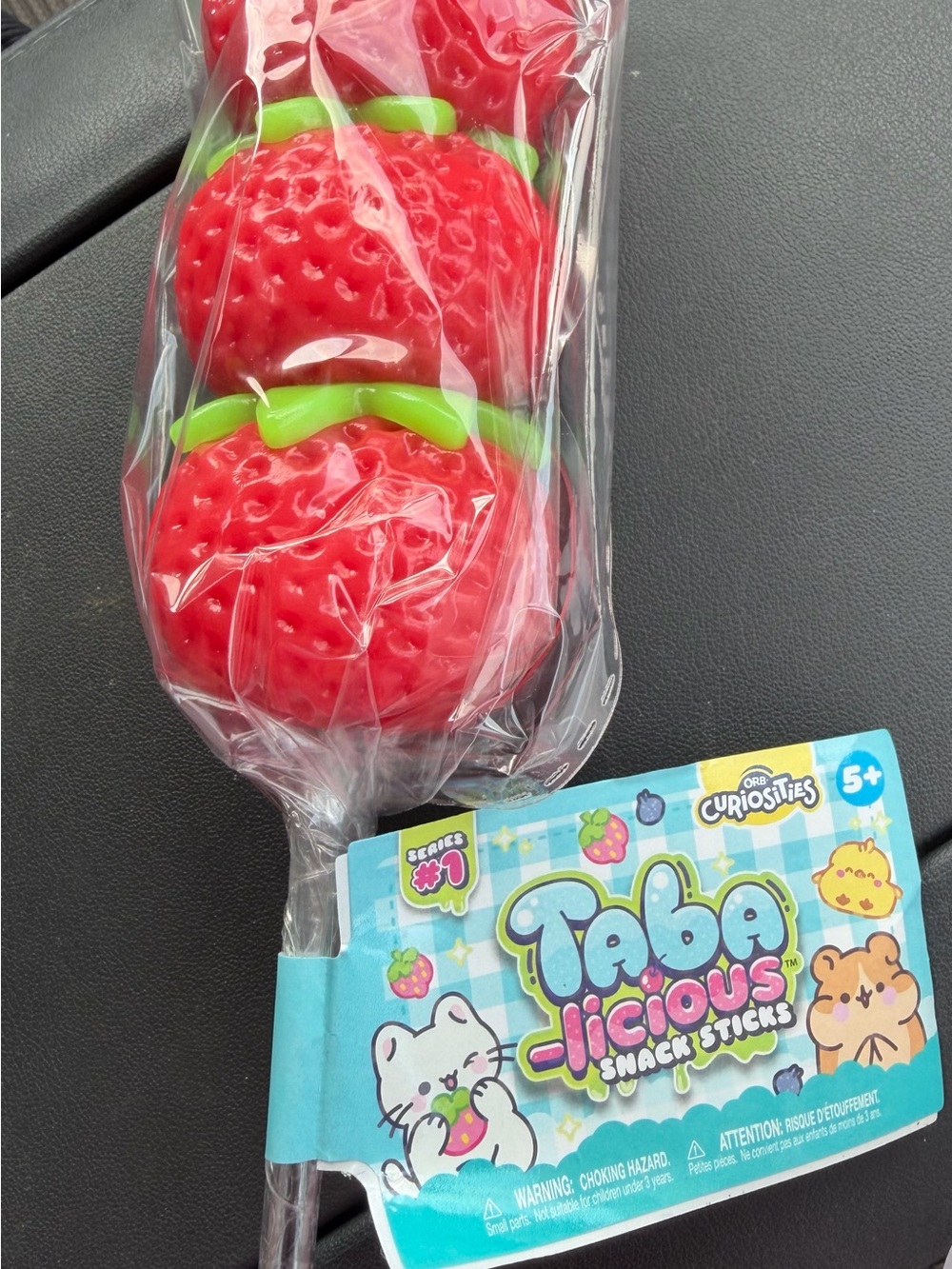 Snack Sticks Strawberry Toy - Red